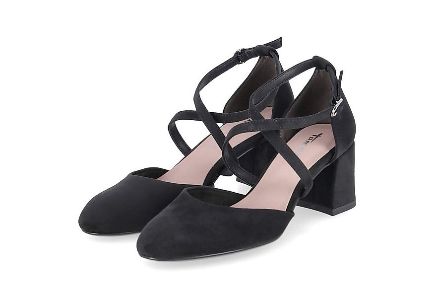 Tamaris Tamaris 1-22438-46-001 Damen Textil schwarz Keilpumps günstig online kaufen