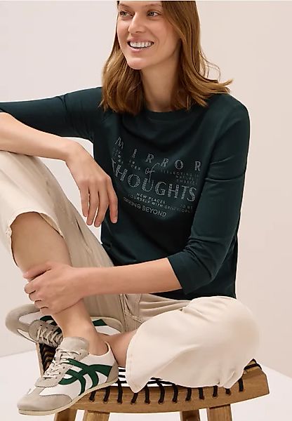 CECIL Softes Shirt mit Wording günstig online kaufen