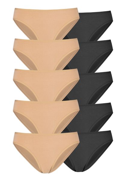 petite fleur Bikinislip 10er-Pack, aus elastischer Baumwolle günstig online kaufen