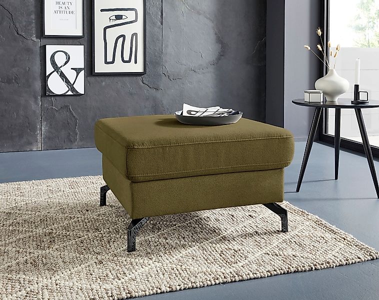 sit&more Hocker "Percy", Fußhöhe 12 cm, wahlweise mit unterschiedlichen Fuß günstig online kaufen
