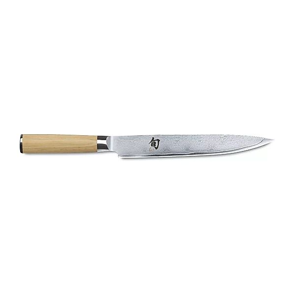 KAI Shun Classic White Schinkenmesser 23 cm - 32-lagiger Damaststahl - Grif günstig online kaufen