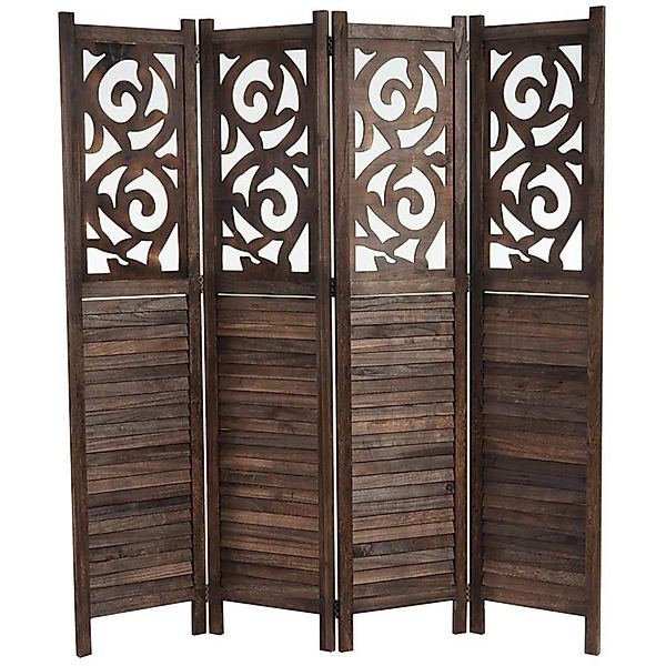 MCW Paravent Izmir 170x161x2cm Braun günstig online kaufen