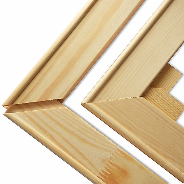 Leinwando Leinwandbild Keilrahmenleisten mit Holzkeilen zum günstig online kaufen