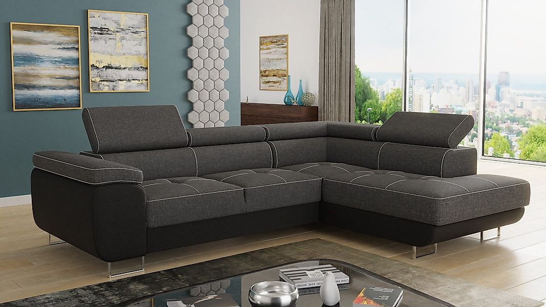 Sofnet Ecksofa Caris, mit Schlaffunktion und günstig online kaufen