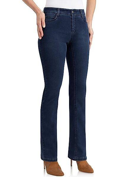 wonderjeans Bootcut-Jeans, Figurbetonte Form mit leicht ausgestelltem Bein günstig online kaufen