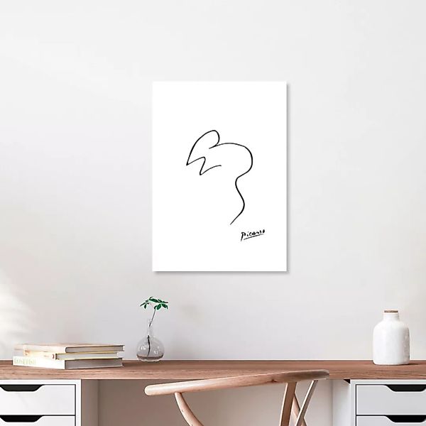 Poster / Leinwandbild - Picasso - Maus günstig online kaufen
