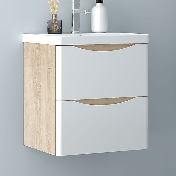 Aica Sanitär Waschtisch Unterschrank Waschbecken MDF günstig online kaufen