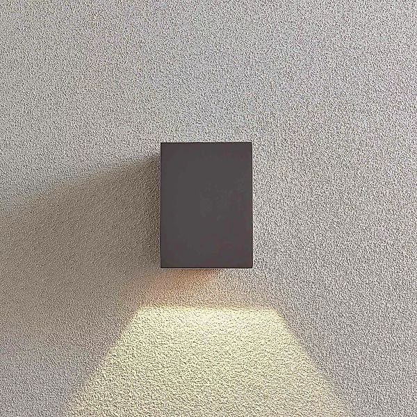 LED-Außenwandleuchte Cataleya, Beton, 12x16 cm günstig online kaufen