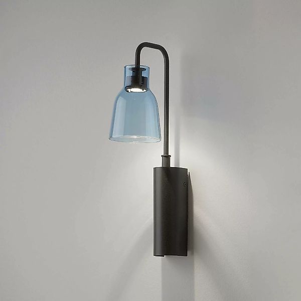 Bover Drip A/02 LED-Wandleuchte, blau günstig online kaufen