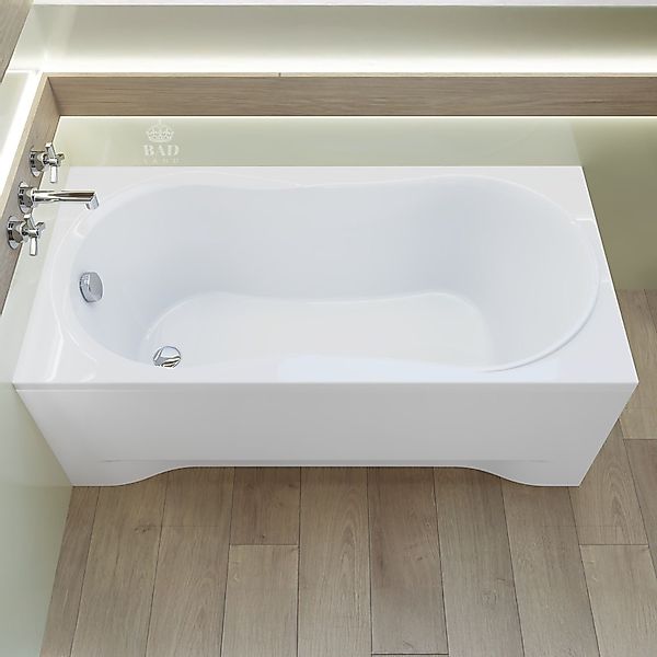 KOLMAN Badewanne Rechteck Gracja 140x70, Ablaufgarnitur günstig online kaufen