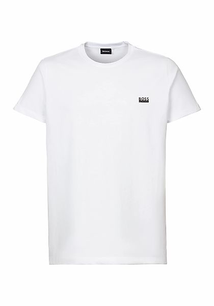 BOSS T-Shirt, Rundhals, Jersey, kleines Logo, regular fit günstig online kaufen