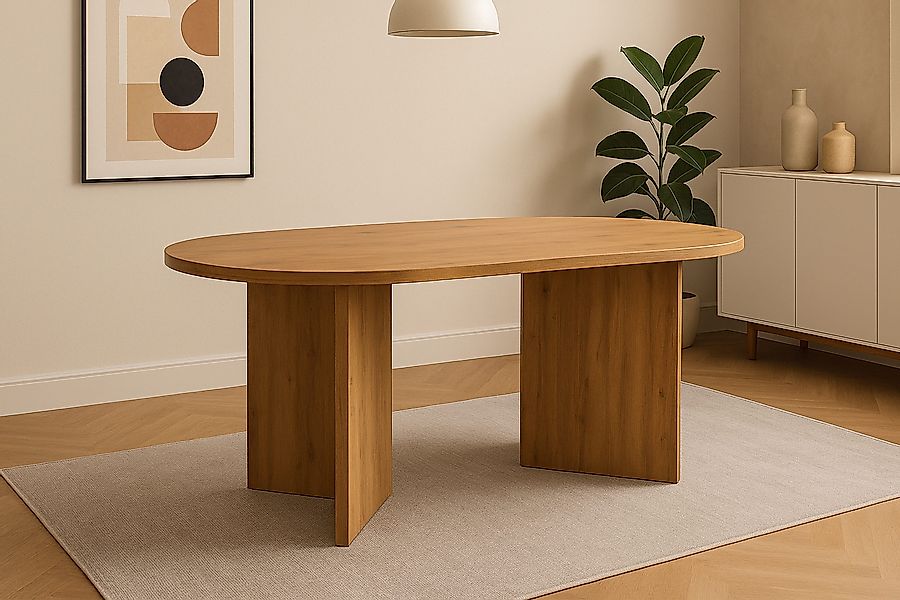 Trelevo® Esstisch Ovi, verschiedene Holz-Optiken, Tischbeine günstig online kaufen