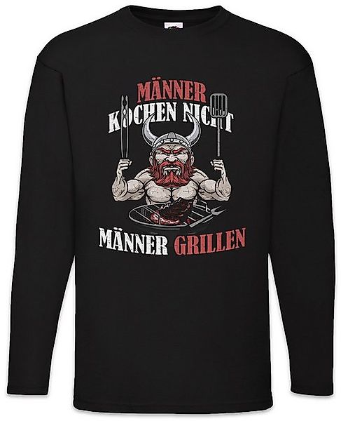 Urban Backwoods Langarmshirt Männer Grillen Langarm T-Shirt BBQ Mann Fleisc günstig online kaufen