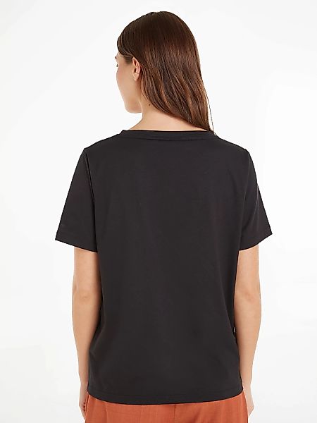 Calvin Klein T-Shirt mit V-Ausschnitt günstig online kaufen