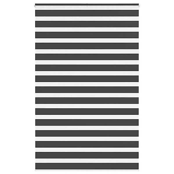 vidaXL Doppelrollo Schwarz 150x230 cm Stoffbreite 145,9 cm Polyester 401429 günstig online kaufen