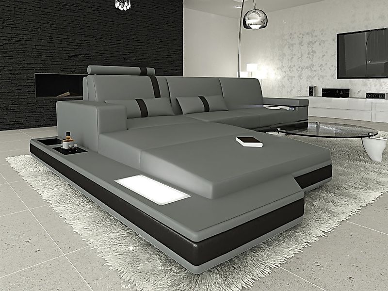 Sofa Dreams Ecksofa Ledercouch Leder Sofa günstig online kaufen