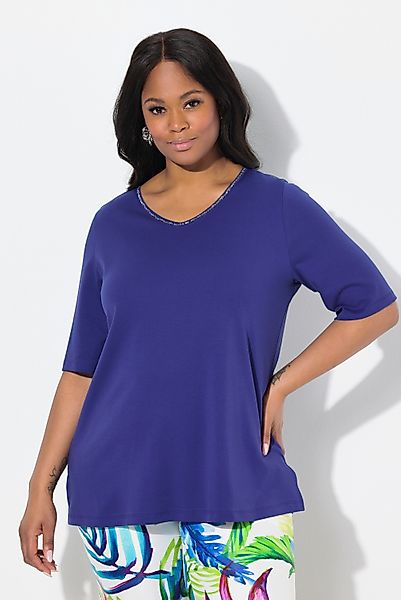 Ulla Popken T-Shirt Pima Cotton Shirt günstig online kaufen