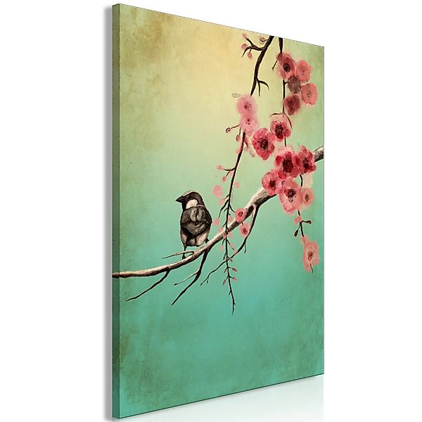 Wandbild - Cherry Flowers (1 Part) Vertical günstig online kaufen