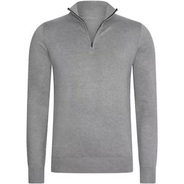 Mario Russo  Sweatshirt Half Zip Trui Grijs günstig online kaufen
