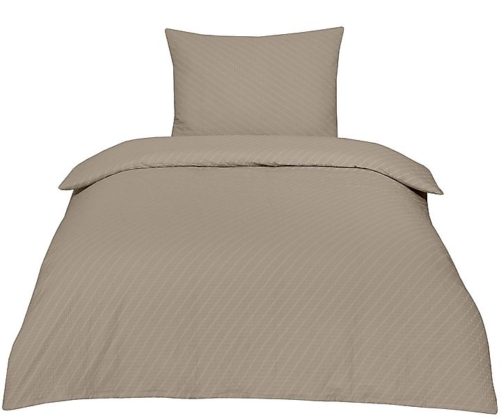 Betz Bettwäsche Seersucker 2tlg. Garnitur Set mit Reißverschluss, Baumwolle günstig online kaufen