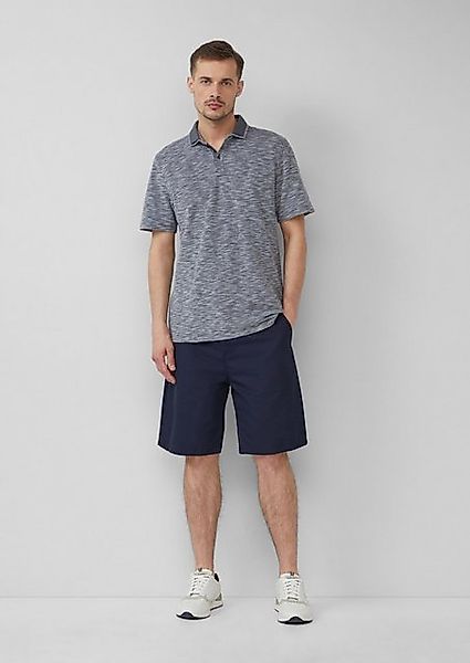 s.Oliver Bermudas Relaxed-Fit-Bermuda mit Minimalmuster und Elastikbund günstig online kaufen
