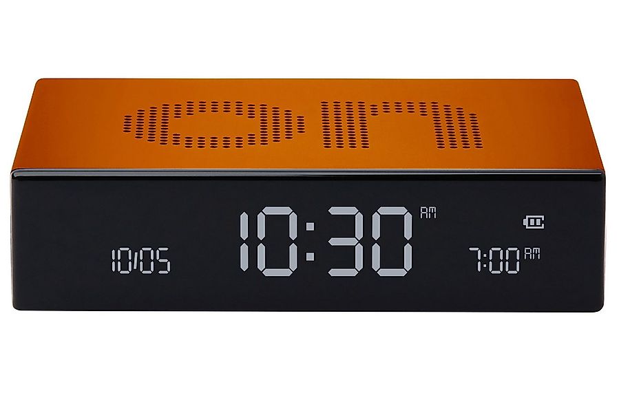 Lexon Quarzwecker DigitalFlip Premium Orange günstig online kaufen