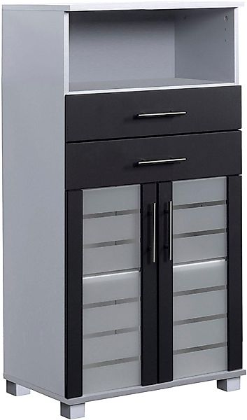 Schildmeyer Midischrank "Nikosia", Breite 60 cm, mit Glastüren, 2 Schublade günstig online kaufen