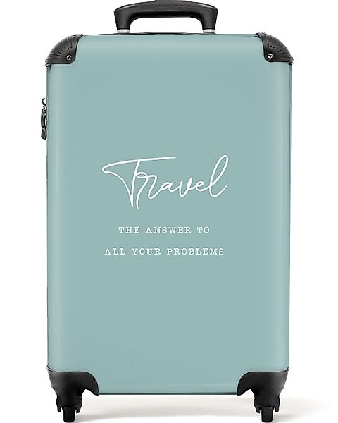 NoBoringSuitcases.com© Hartschalen-Trolley Zitate - Reisen - günstig online kaufen
