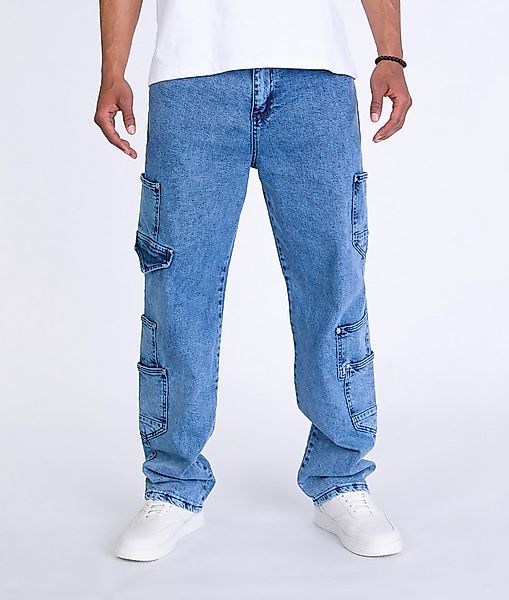 Denim House Loose-fit-Jeans Herren Baggy Cargo HiP HoP Jeans günstig online kaufen