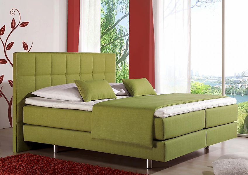 INOSIGN Boxspringbett "Neon", in 3 Matratzenarten, feine Steppung im Kopfte günstig online kaufen