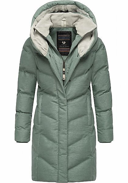 Ragwear Steppmantel "Natalka Cosy" wasserdichter Mantel mit flauschigem Kun günstig online kaufen
