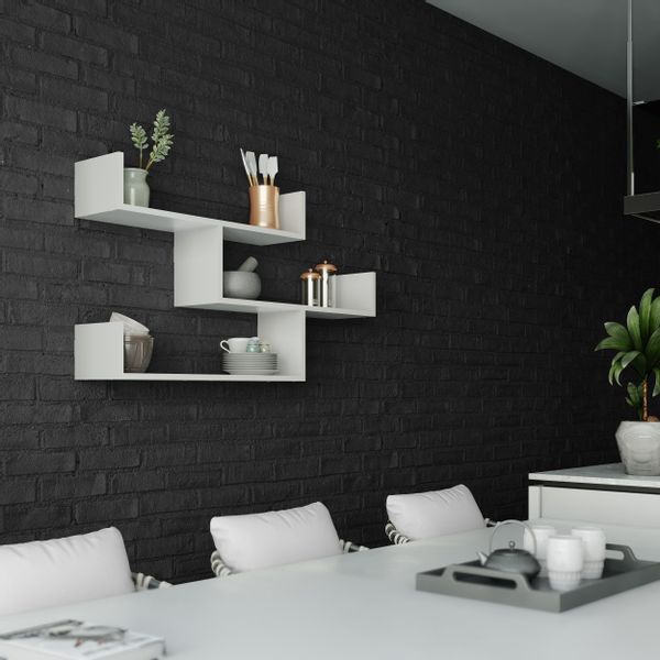 Decortie Bücherregal Tibet, Wandregal Modernes Bücherregal, günstig online kaufen