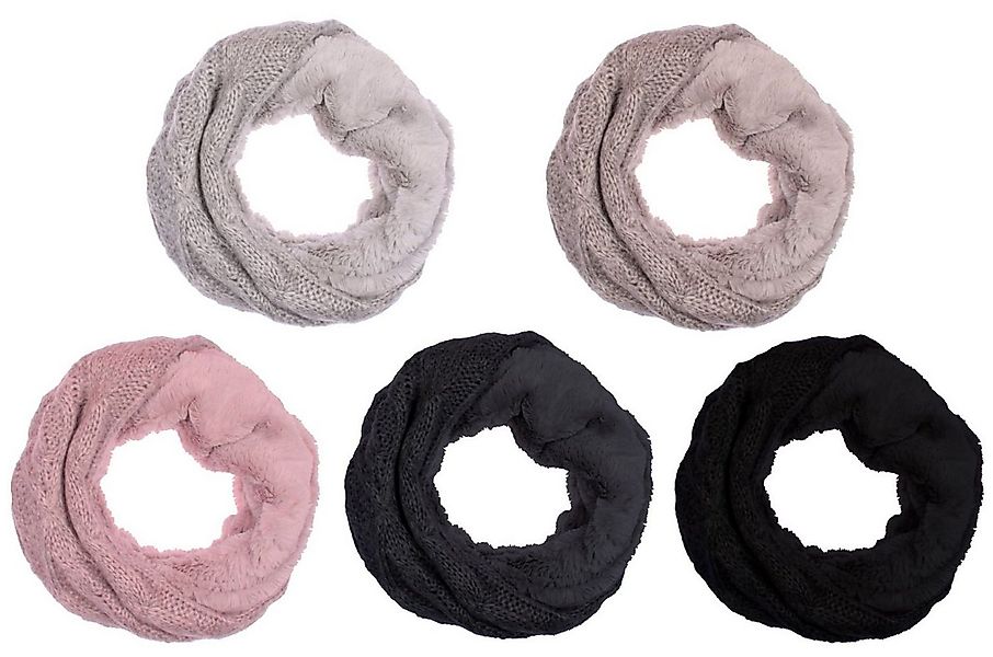 Antonio Schal Winter Damen Loop Schal » Loopschal mit Wendemöglichkeit, (Ei günstig online kaufen