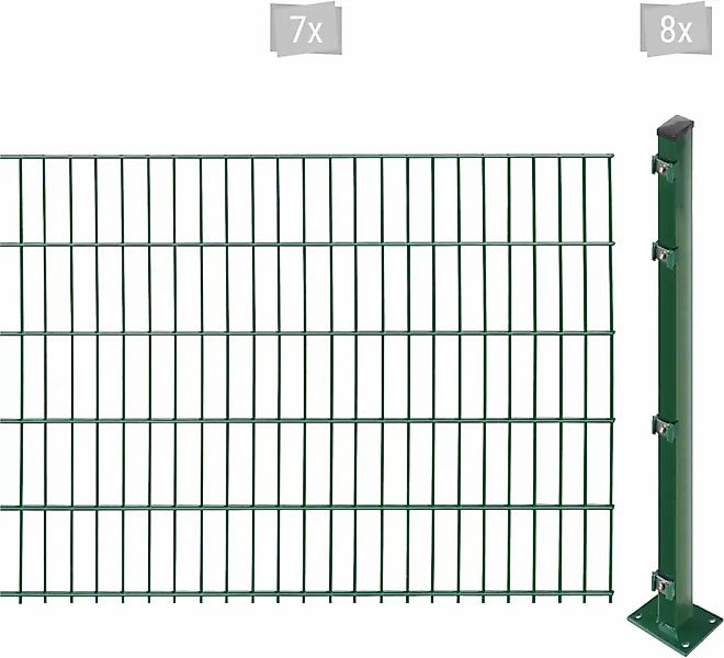 Arvotec Doppelstabmattenzaun "EASY 103 zum Aufschrauben", Zaunhöhe 103 cm, günstig online kaufen