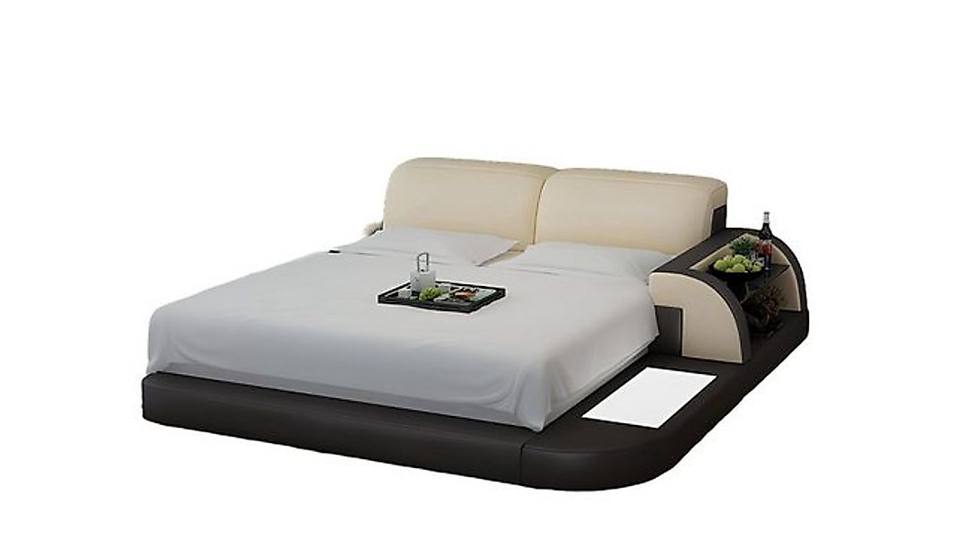 JVmoebel Bett Wasserbett Hotel Doppel Bett Betten Komplett Lederbett Polste günstig online kaufen