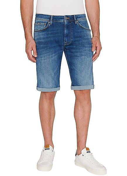 Pepe Jeans Herren Jeans Short STRAIGHT SHORT - Regular Fit - Blau - Blue De günstig online kaufen