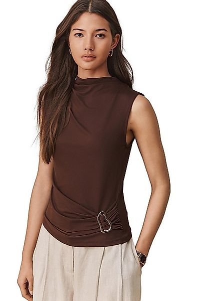 Next Blusentop Weiches, ärmelloses Oberteil mit Hardware (1-tlg) günstig online kaufen