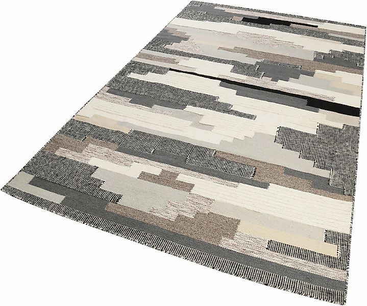 Esprit Wollteppich "Natham Kelim ESP-6012" rechteckig 8 mm Höhe reine Wolle günstig online kaufen