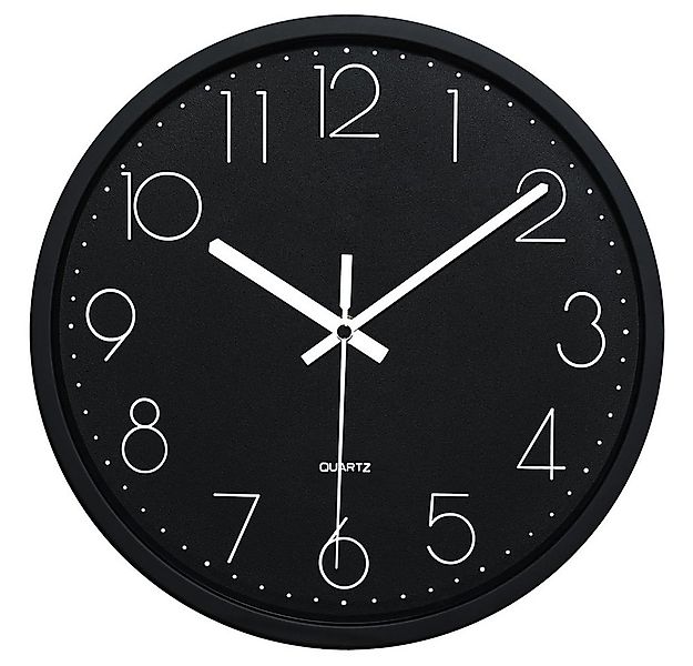 TUWENA Uhr 30cm Wanduhr Lautlos, 3D Ziffern Wanduhr, Modern Wand Uhr Analog günstig online kaufen