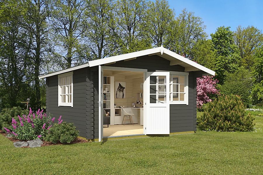 Nordic Holz Gartenhaus "Norderney 3", mit breitem Einstieg und Doppelfenste günstig online kaufen