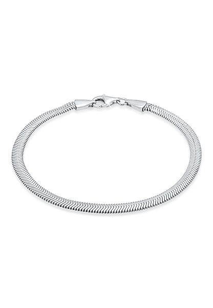 Kuzzoi Armband Flach Elegant Schlangenkette Fischgräte günstig online kaufen