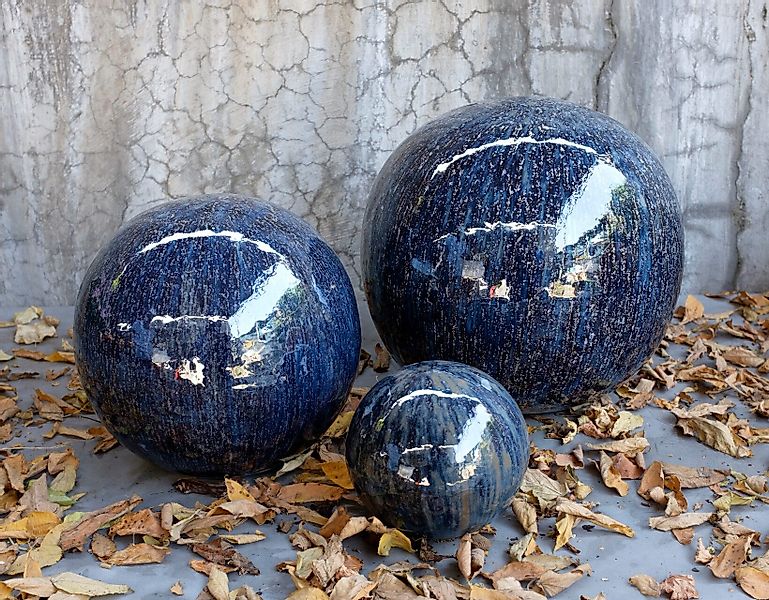 Teramico Dekokugel Gartenkugeln Rosenkugeln Keramik 4er günstig online kaufen
