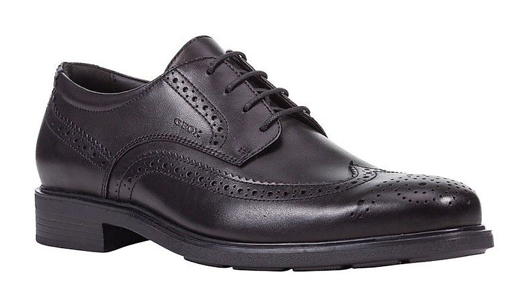 Geox U DUBLIN B Schnürschuh Business Schuh, Anzugschuh mit Blockabsatz günstig online kaufen