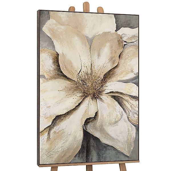 YS-Art Gemälde Goldene Blüte, Blumen, Blumen günstig online kaufen