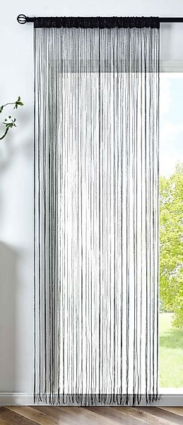 Gardinenbox Gardine, Stangendurchzug, Fadengardine Lurex Tunneldurchzug günstig online kaufen