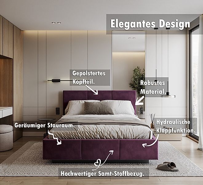 thematys Polsterbett FDM Stauraumbett 90x200, 120x200, günstig online kaufen