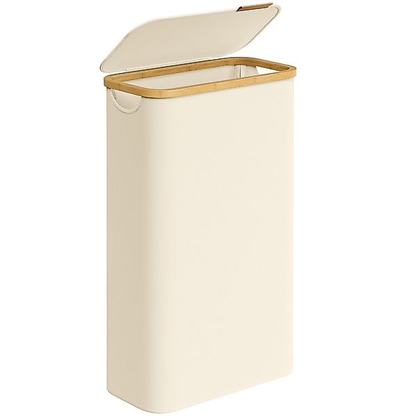 SONGMICS Wäschekorb, mit Deckel, 65 L, günstig online kaufen