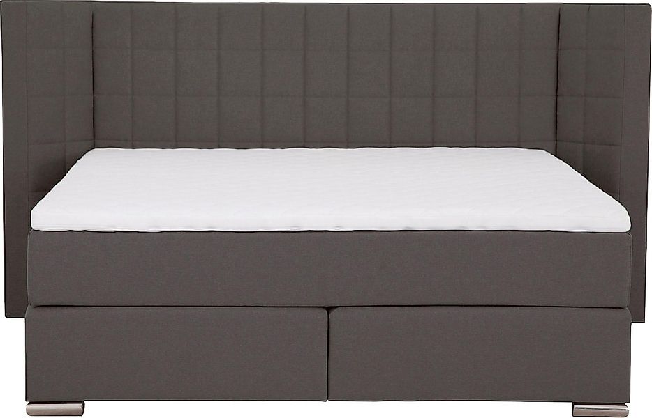 Home affaire Boxspringbett "Piazza" mit Steppung und Kopfteil mit seitliche günstig online kaufen