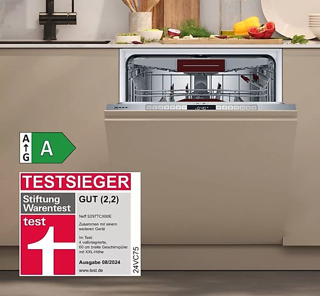 NEFF vollintegrierbarer Geschirrspüler N 70 »S297TCX00E«, 14 Maßgedecke, XX günstig online kaufen