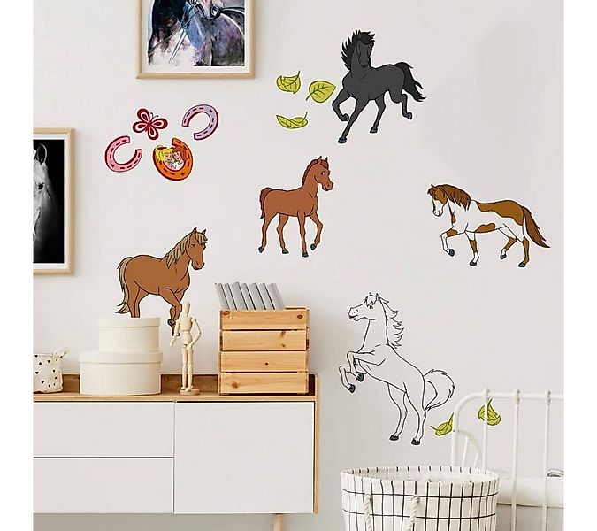 K&L Wall Art Wandtattoo Bibi & Tina Wandsticker Freunde Wanddeko großes Pfe günstig online kaufen